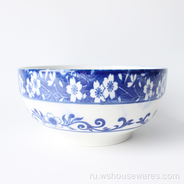 5,5-дюймовая чаша для белого и синего риса Цинхуа